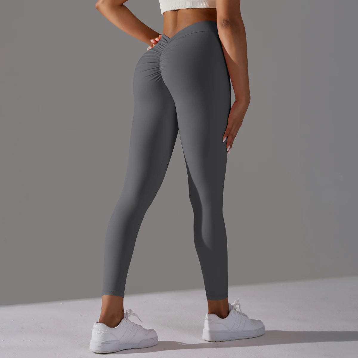 Scrunch Butt Gym Leggings V Waist Push Up Leggings Women Fiteness Leggings