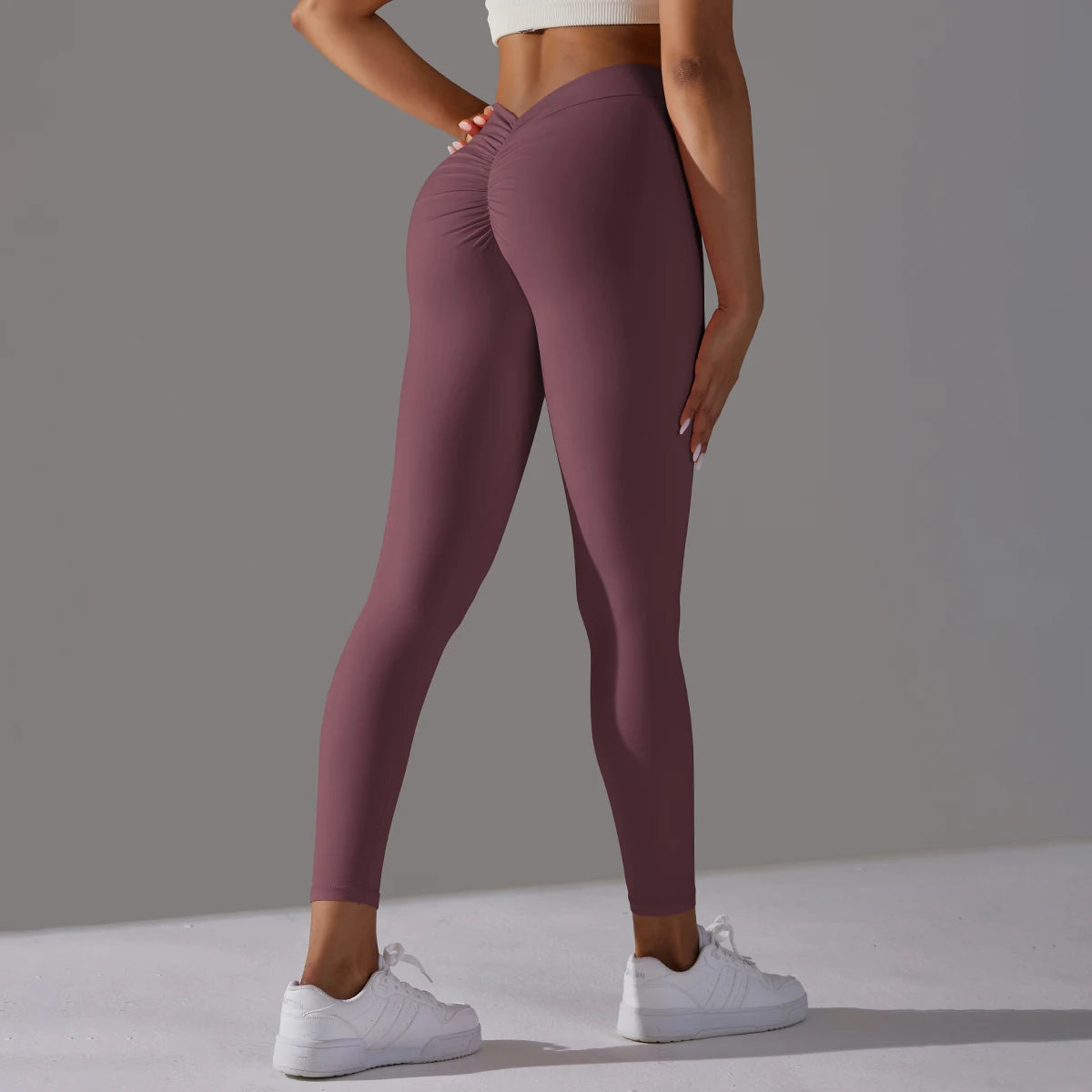 Scrunch Butt Gym Leggings V Waist Push Up Leggings Women Fiteness Leggings
