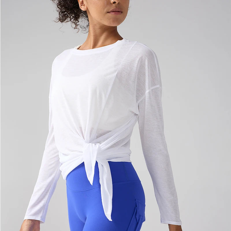 Women's Fitness Sports T-shirt Summer Loose Short Sleeve Quick Drying Gym Running Top Female Leisure Clothing