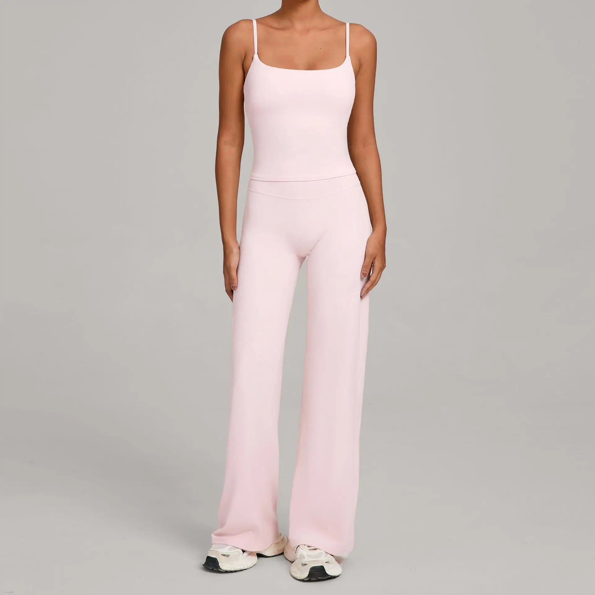 Gym Workout Clothes Women's Casual Wear Outdoor Sports Tight Yoga Suit Naked Feeling Fitness Suit High Waist Yoga Two-piece Set