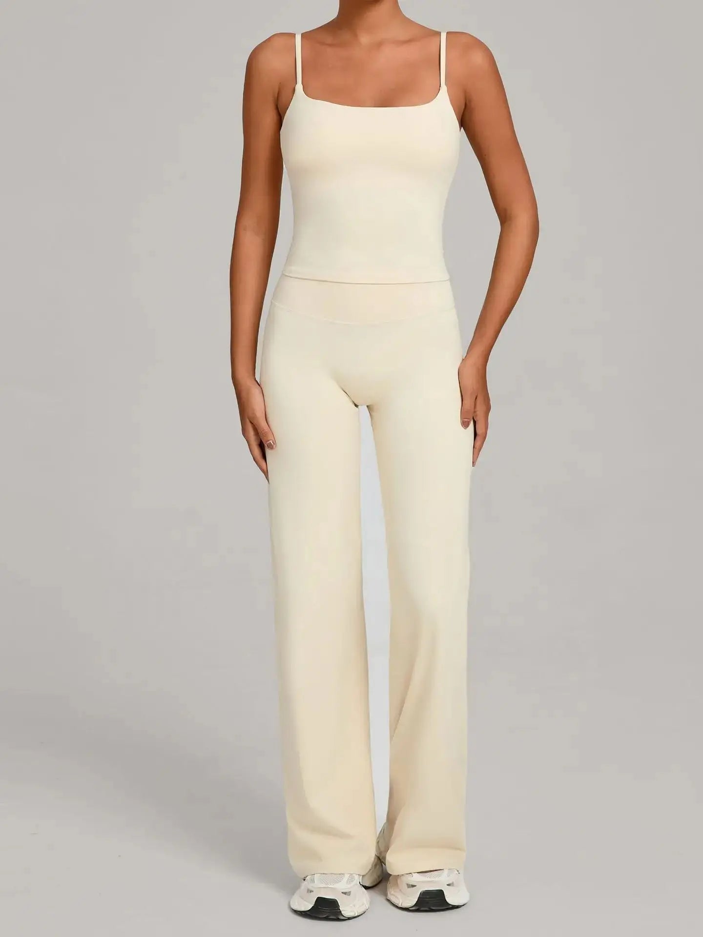 Gym Workout Clothes Women's Casual Wear Outdoor Sports Tight Yoga Suit Naked Feeling Fitness Suit High Waist Yoga Two-piece Set