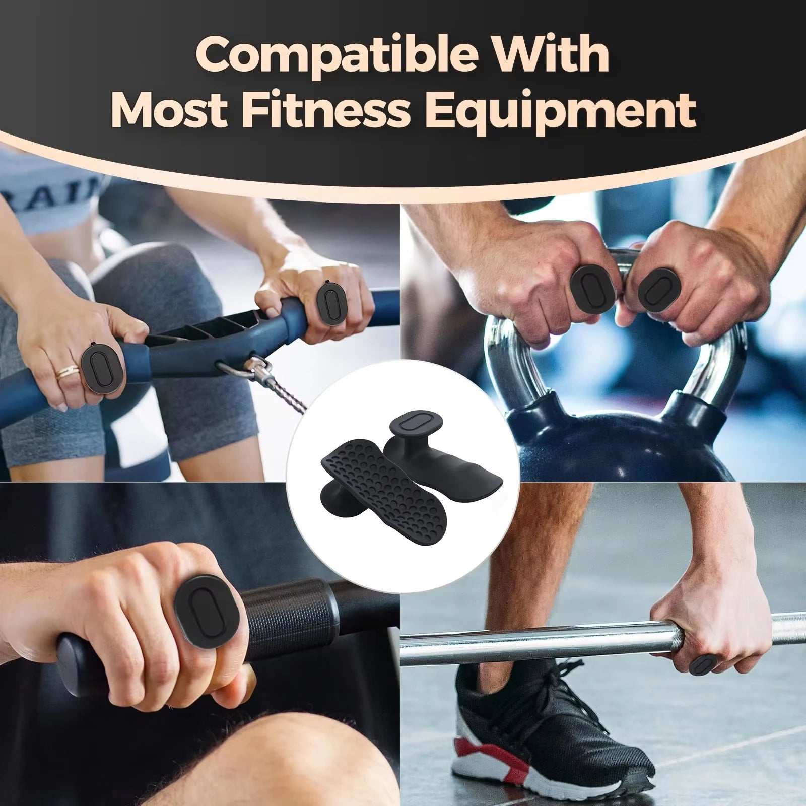 New Gym Grips Fingerless Workout Gym Gloves Crosstraining Palm Grip Hand Protection Weight Lifting Grips Bodybuilding Gymnastics