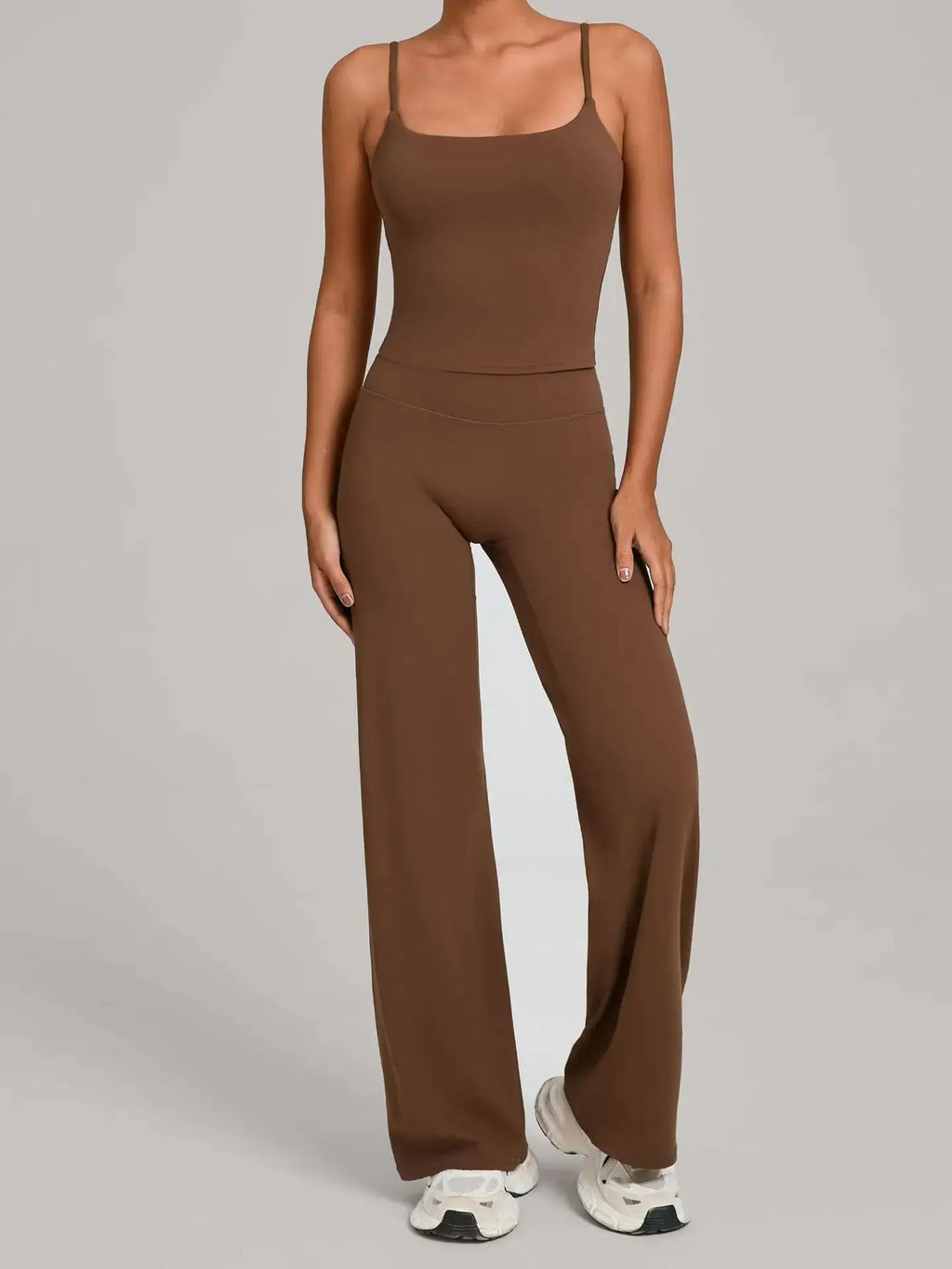 Gym Workout Clothes Women's Casual Wear Outdoor Sports Tight Yoga Suit Naked Feeling Fitness Suit High Waist Yoga Two-piece Set